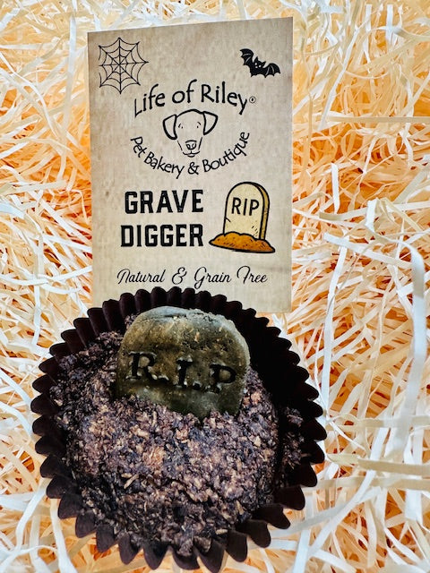 Grave Digger Pupcake - Halloween