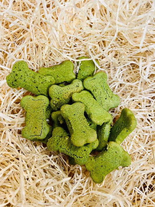 Minty Fresh Breath Biscuit Bones