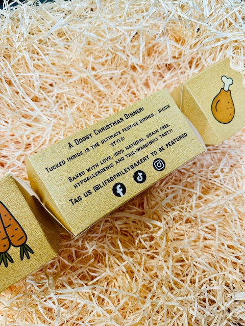 Doggy Christmas Roast Dinner Cracker