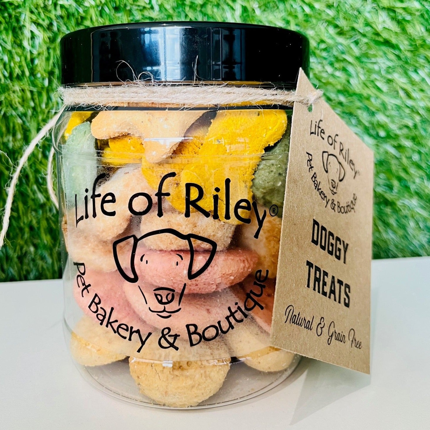 FILLED TREAT GIFT JAR Healthy, Handmade Dog Treats for Happy Pups