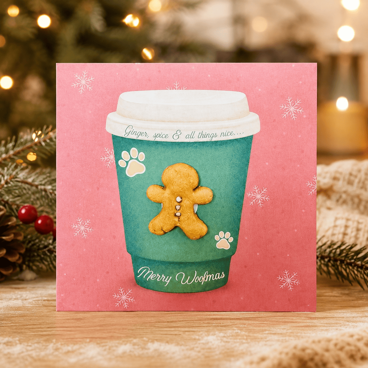 'Treatings' Greetings Card - Festive Edition - 2 Designs