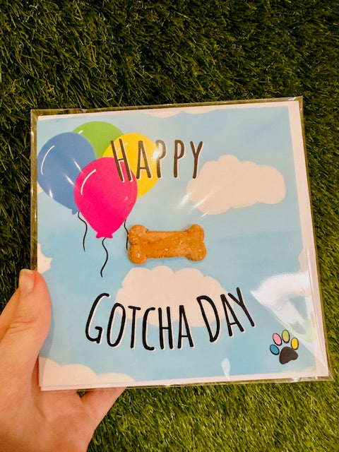 'Treatings' Card - Happy Gotcha Day Card