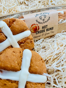 Hot Cross Bun Box - Natural Grain Free Easter Dog Treats