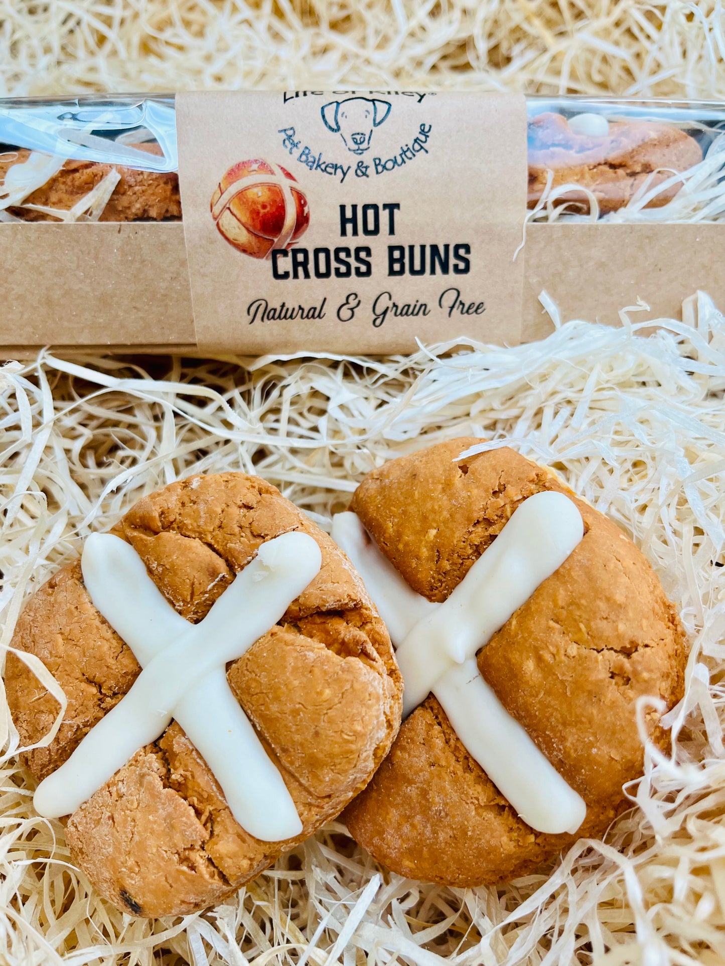 Doggy Hot Cross Bun Box