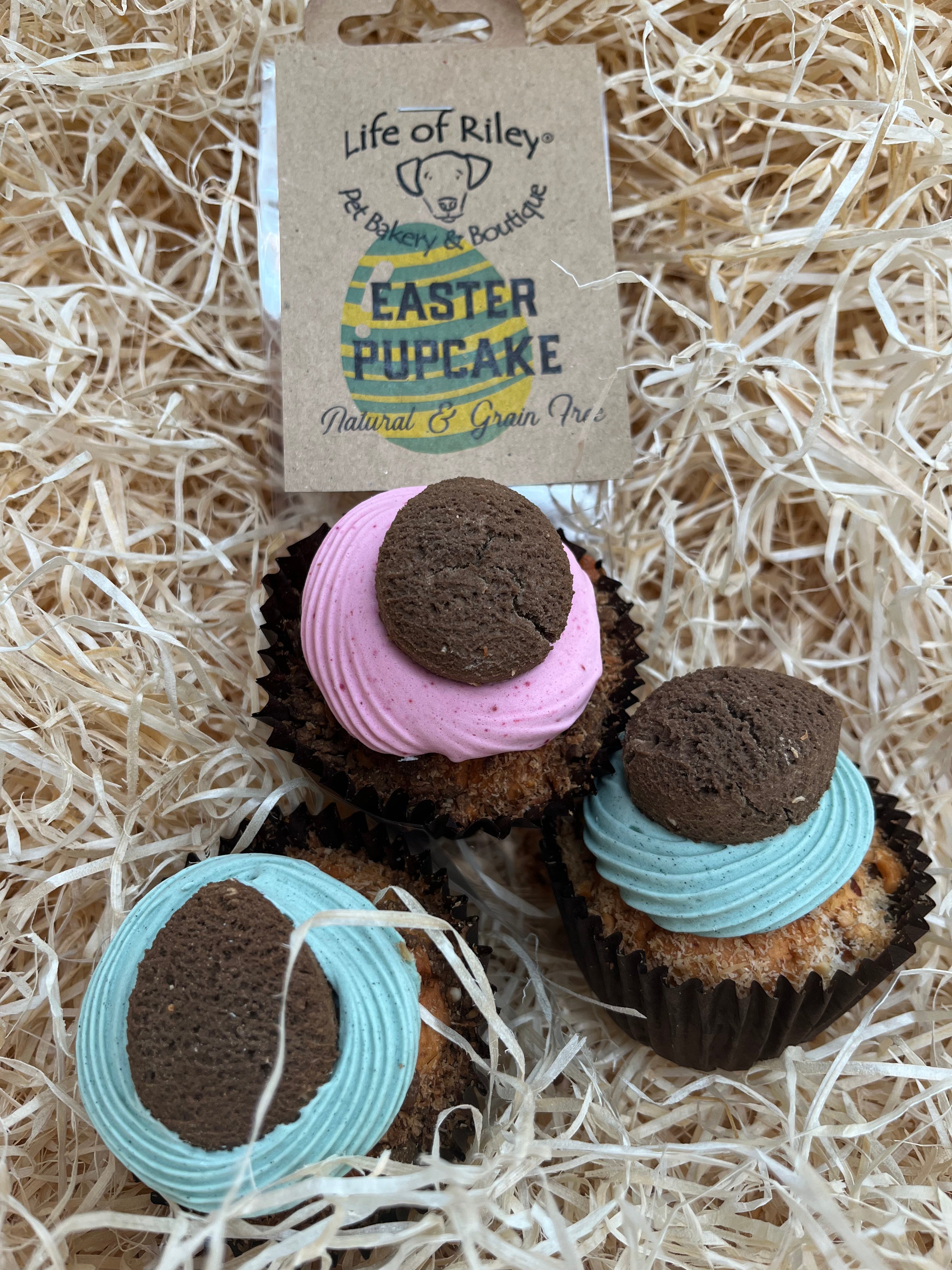 Easter Egg Pupcake - Natural Grain Free Dog Cupcake