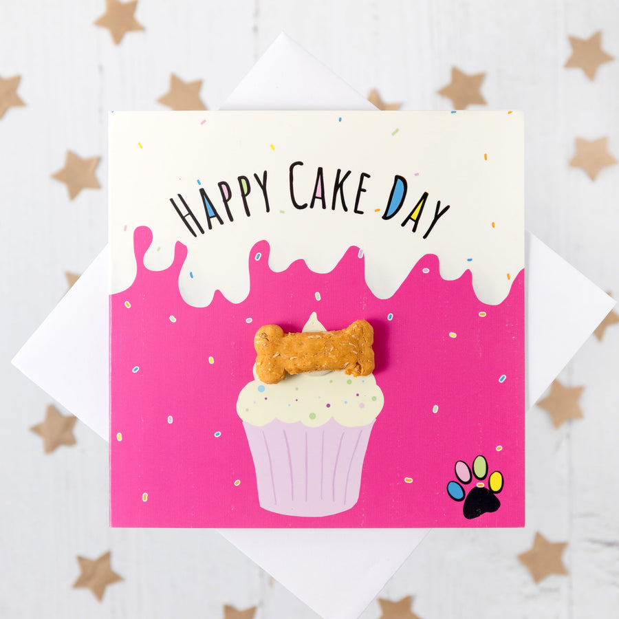 Treatings Card - Happy Cake Day - Pink