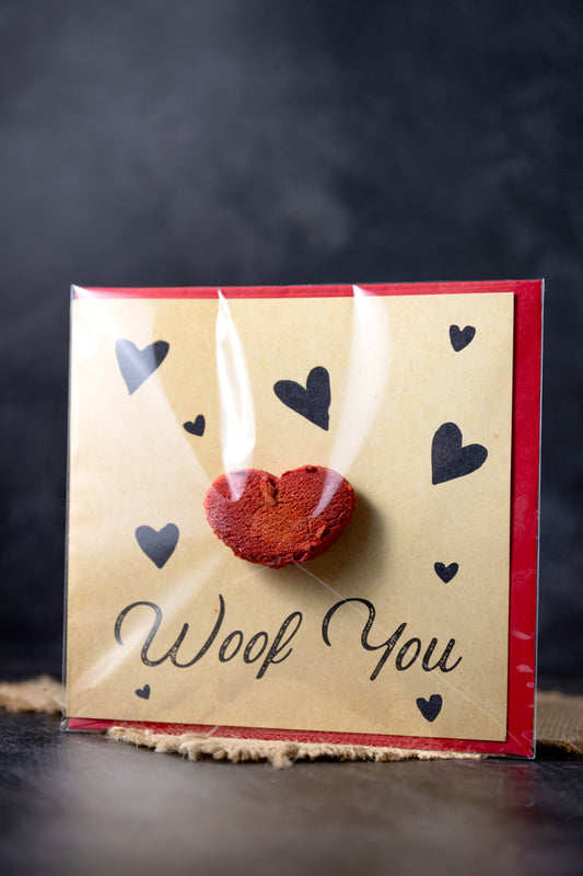 'Treatings' Card - Woof You Edition