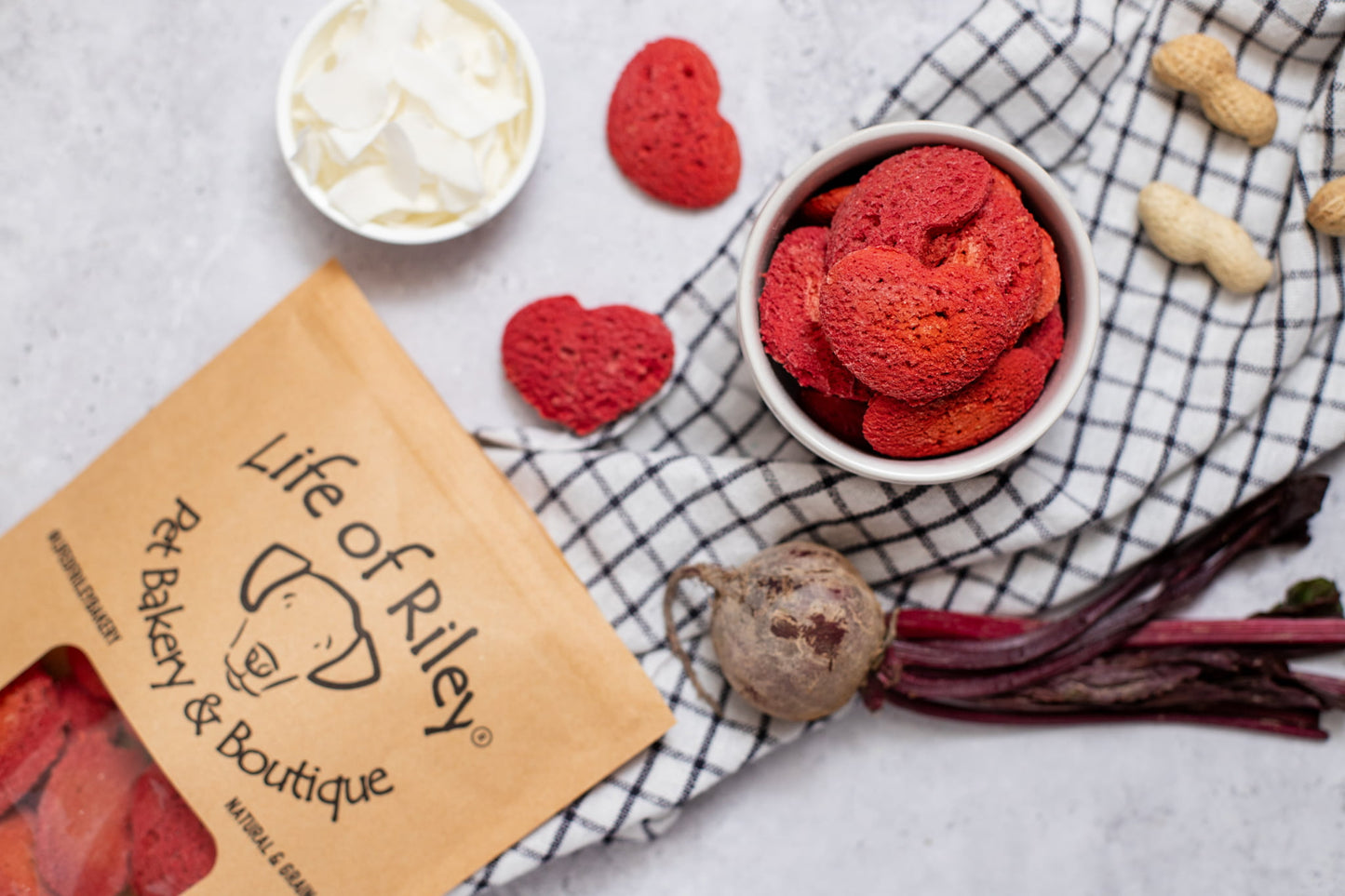 Beetroot Kisses - Grain Free Natural Dog Treats