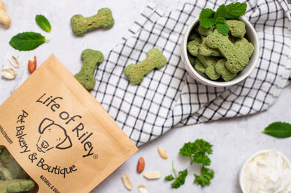 Minty Fresh Breath Biscuit Bones