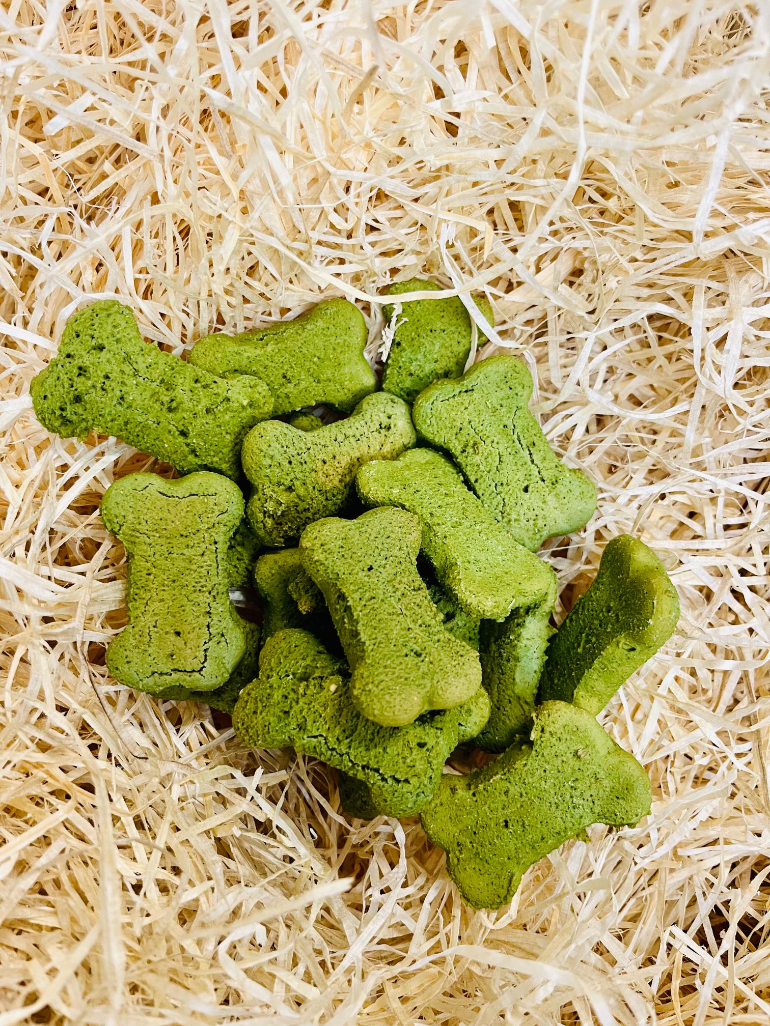 Minty Fresh Breath Biscuit Bones