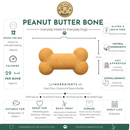 Peanut Butter Bones