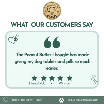 Life of Riley xylitol-free peanut butter for dogs