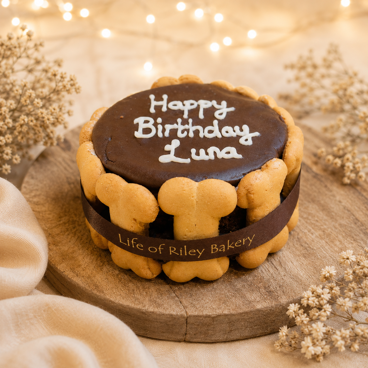 Personalised Dog Celebration Cake