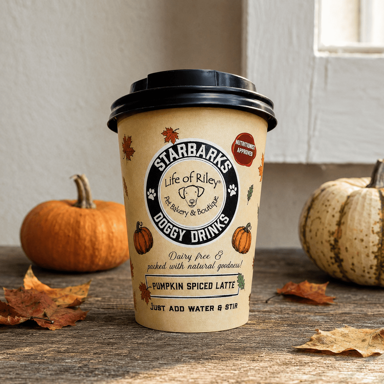 DIY Doggy Drinks - Pumpkin Spiced Latte