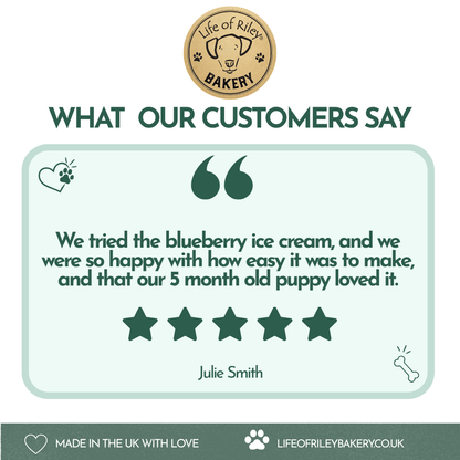 Dairy-free dog ice cream kit from Life of Riley