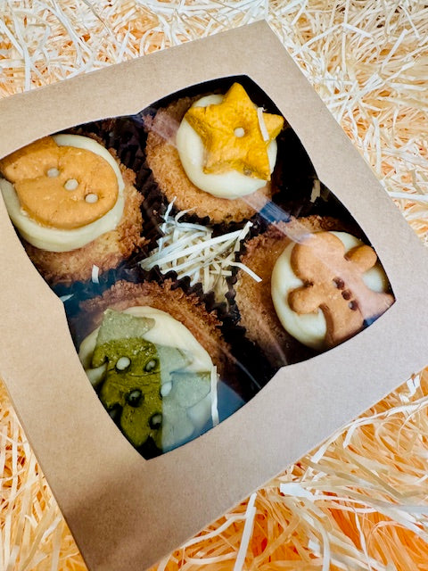 Festive Pupcake Gift Box of 4 - COMING SOON