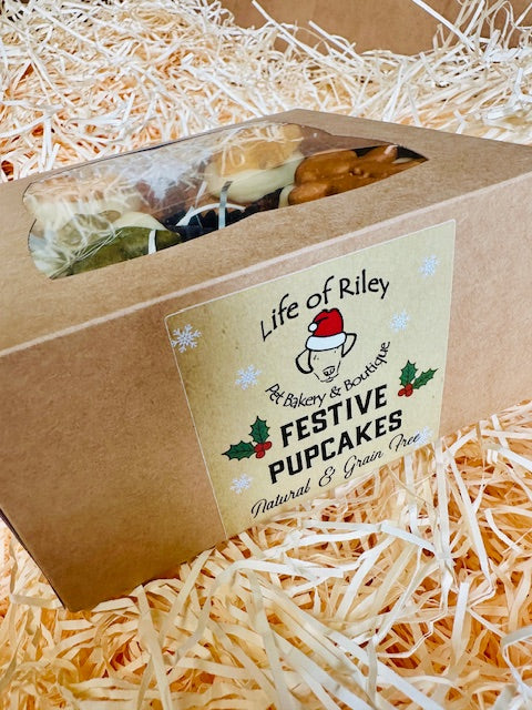 Festive Pupcake Gift Box of 4 - COMING SOON